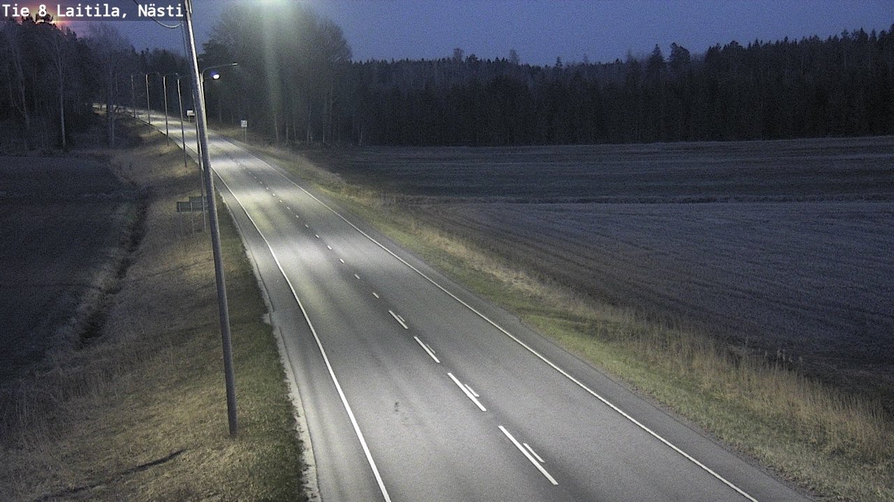 Weather Camera Image Väg 8  Letala, Nästi, Laitila, Varsinais-Suomi