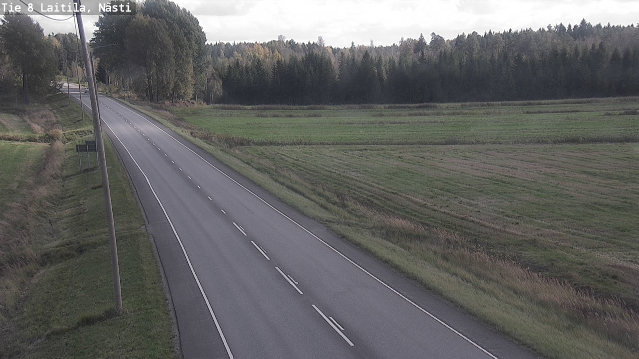 Weather Camera Image Road 8  Laitila, Nästi, Laitila, Varsinais-Suomi