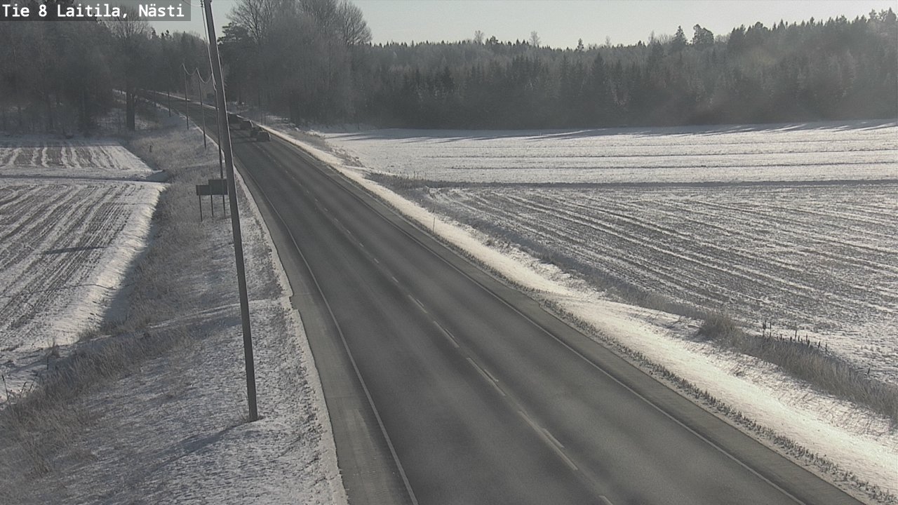 Weather Camera Image Road 8  Laitila, Nästi, Laitila, Varsinais-Suomi