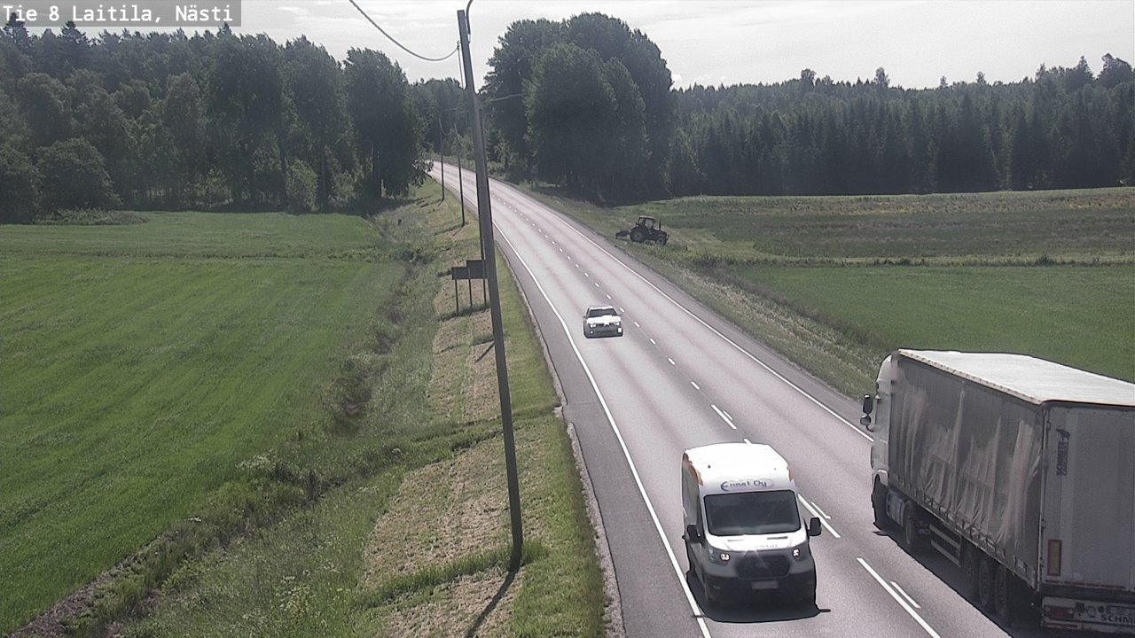 Weather Camera Image Väg 8  Letala, Nästi, Laitila, Varsinais-Suomi