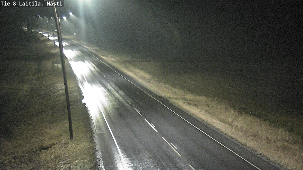 Weather Camera Image Road 8 Laitila, Nästi, Laitila, Varsinais-Suomi