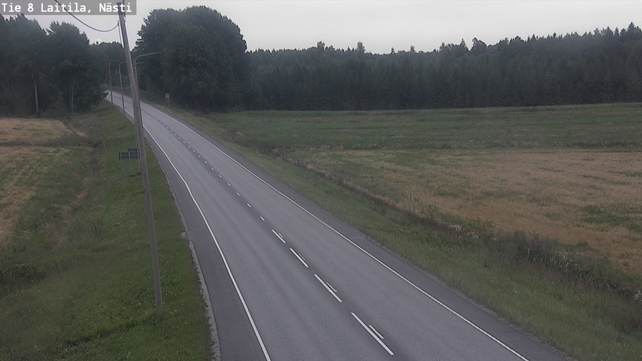 Weather Camera Image Road 8  Laitila, Nästi, Laitila, Varsinais-Suomi