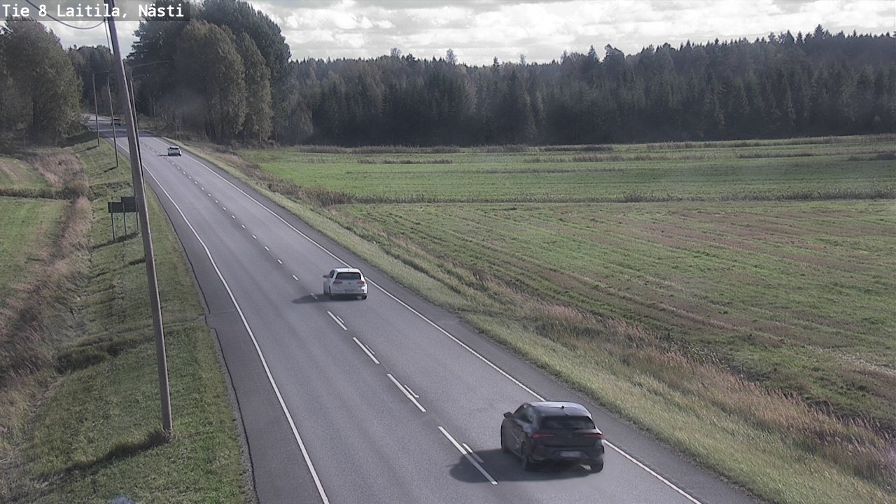 Weather Camera Image Road 8  Laitila, Nästi, Laitila, Varsinais-Suomi