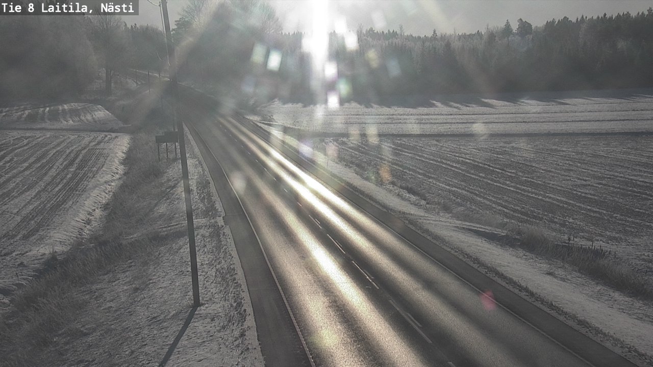 Weather Camera Image Road 8  Laitila, Nästi, Laitila, Varsinais-Suomi
