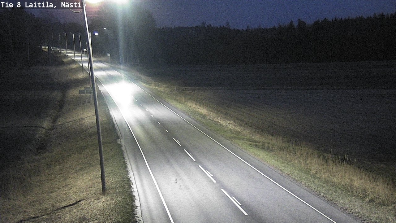 Weather Camera Image Väg 8  Letala, Nästi, Laitila, Varsinais-Suomi
