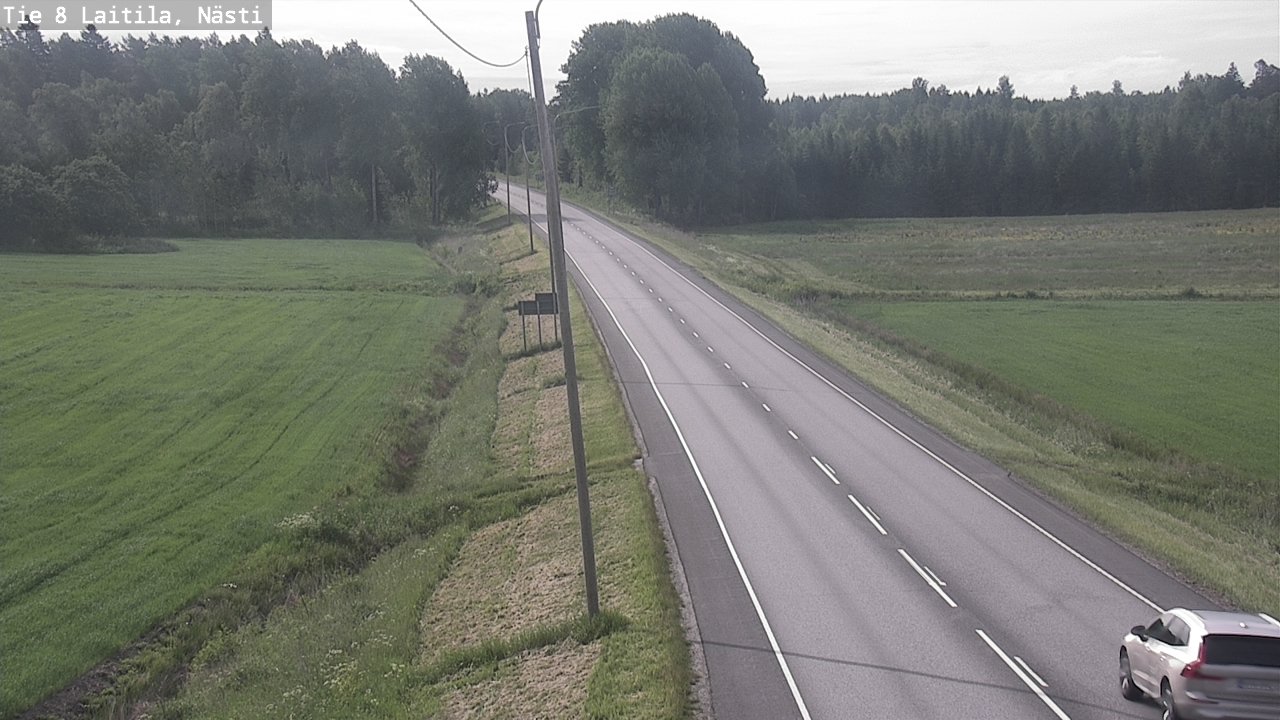 Weather Camera Image Väg 8  Letala, Nästi, Laitila, Varsinais-Suomi