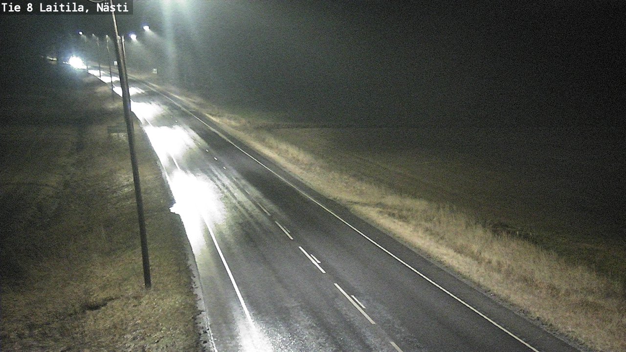 Weather Camera Image Road 8 Laitila, Nästi, Laitila, Varsinais-Suomi