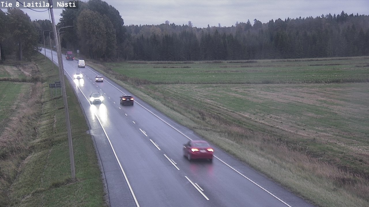 Weather Camera Image Väg 8  Letala, Nästi, Laitila, Varsinais-Suomi