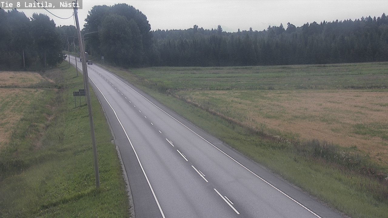Weather Camera Image Väg 8  Letala, Nästi, Laitila, Varsinais-Suomi