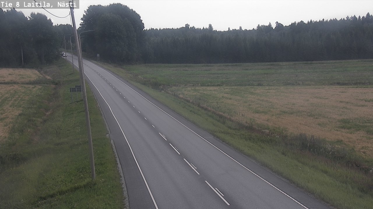 Weather Camera Image Road 8  Laitila, Nästi, Laitila, Varsinais-Suomi