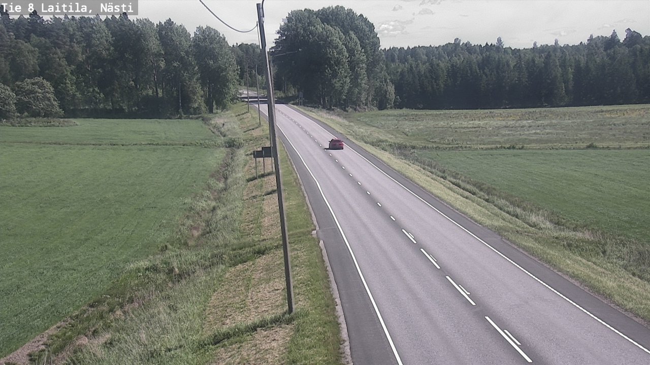 Weather Camera Image Väg 8  Letala, Nästi, Laitila, Varsinais-Suomi