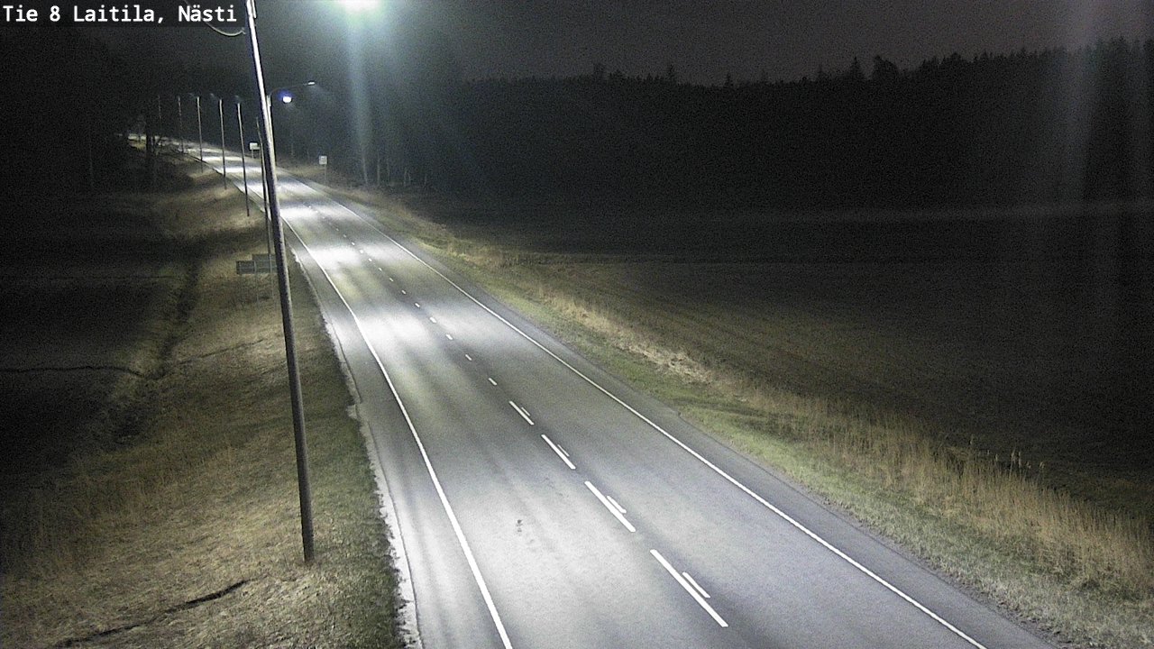 Weather Camera Image Väg 8  Letala, Nästi, Laitila, Varsinais-Suomi