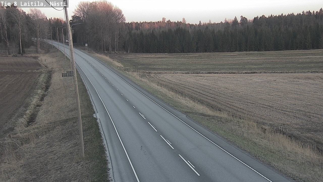 Weather Camera Image Road 8  Laitila, Nästi, Laitila, Varsinais-Suomi