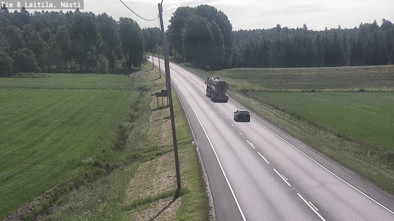 Weather Camera Image Väg 8  Letala, Nästi, Laitila, Varsinais-Suomi