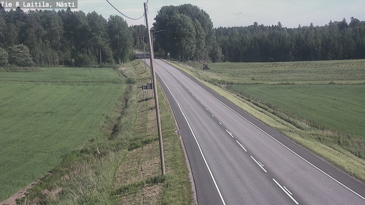 Weather Camera Image Road 8  Laitila, Nästi, Laitila, Varsinais-Suomi