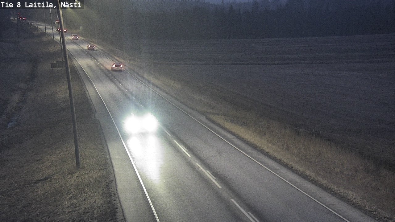 Weather Camera Image Road 8  Laitila, Nästi, Laitila, Varsinais-Suomi
