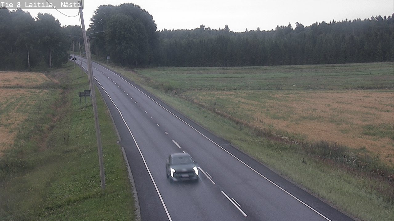 Weather Camera Image Väg 8  Letala, Nästi, Laitila, Varsinais-Suomi