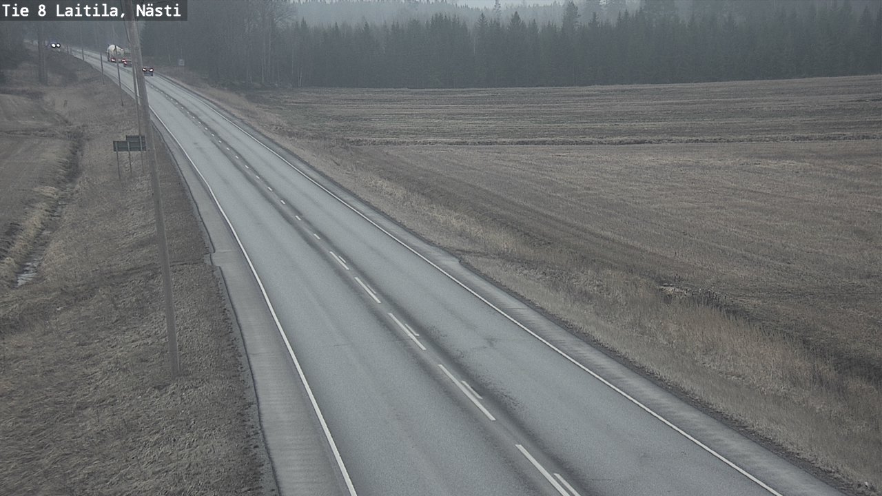 Weather Camera Image Road 8  Laitila, Nästi, Laitila, Varsinais-Suomi