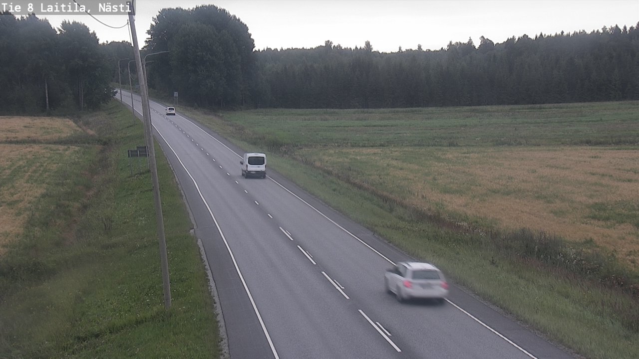 Weather Camera Image Väg 8  Letala, Nästi, Laitila, Varsinais-Suomi