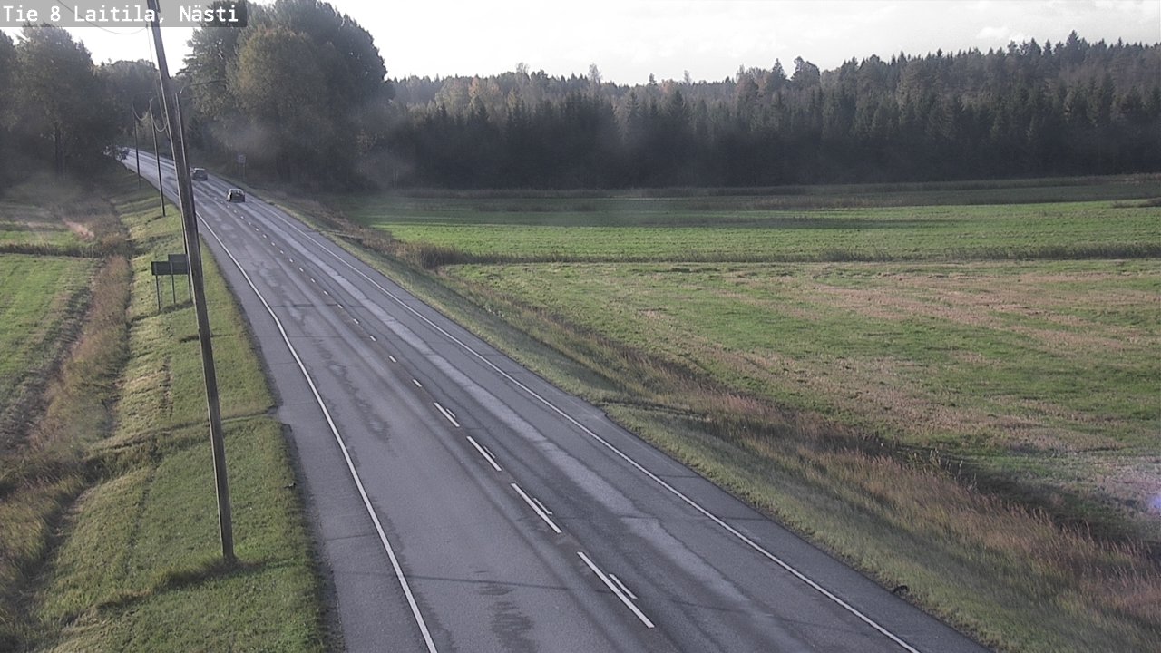 Weather Camera Image Väg 8  Letala, Nästi, Laitila, Varsinais-Suomi