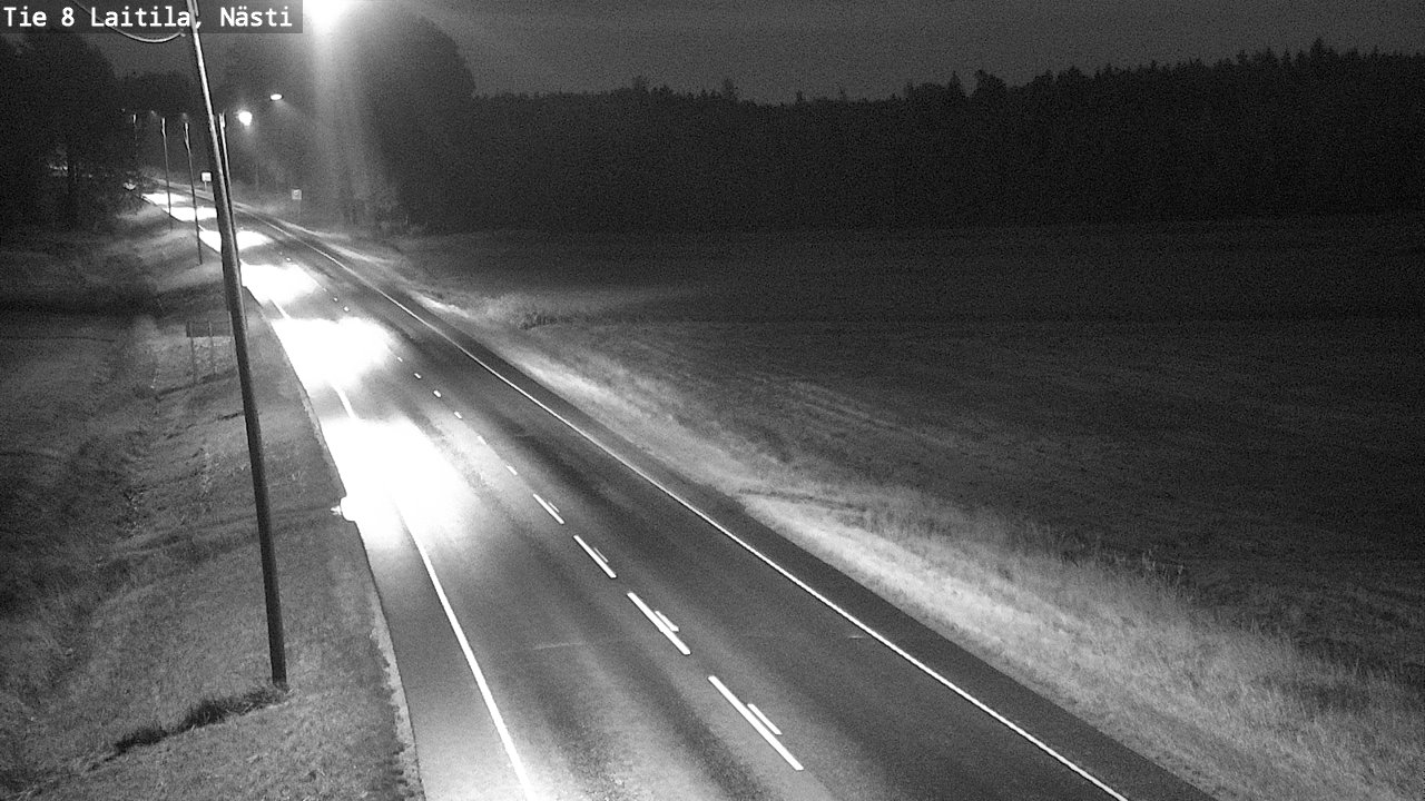 Weather Camera Image Väg 8  Letala, Nästi, Laitila, Varsinais-Suomi