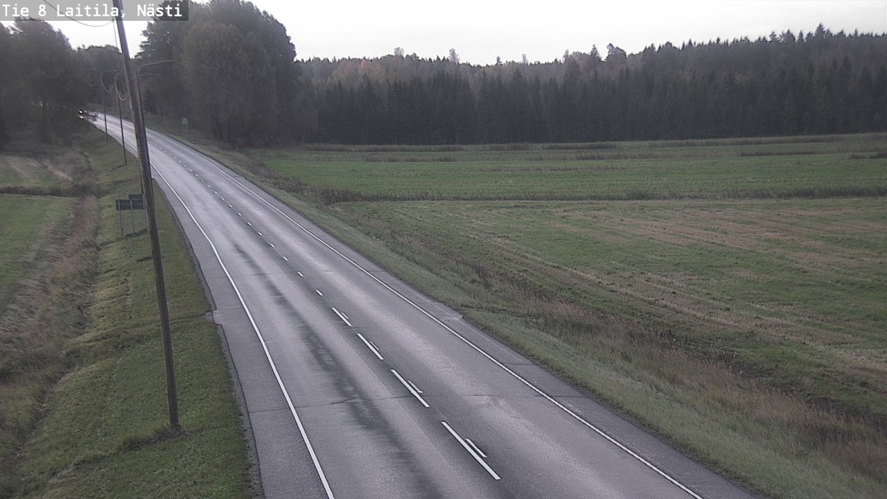 Weather Camera Image Väg 8  Letala, Nästi, Laitila, Varsinais-Suomi