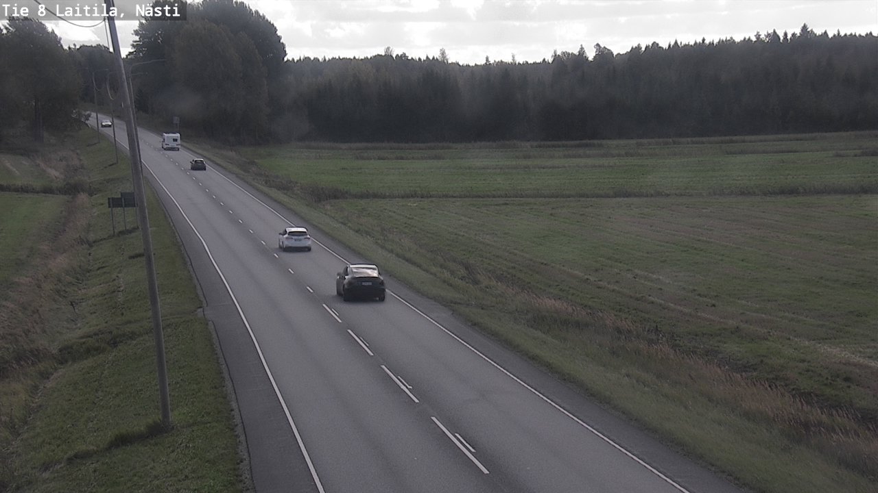 Weather Camera Image Road 8  Laitila, Nästi, Laitila, Varsinais-Suomi