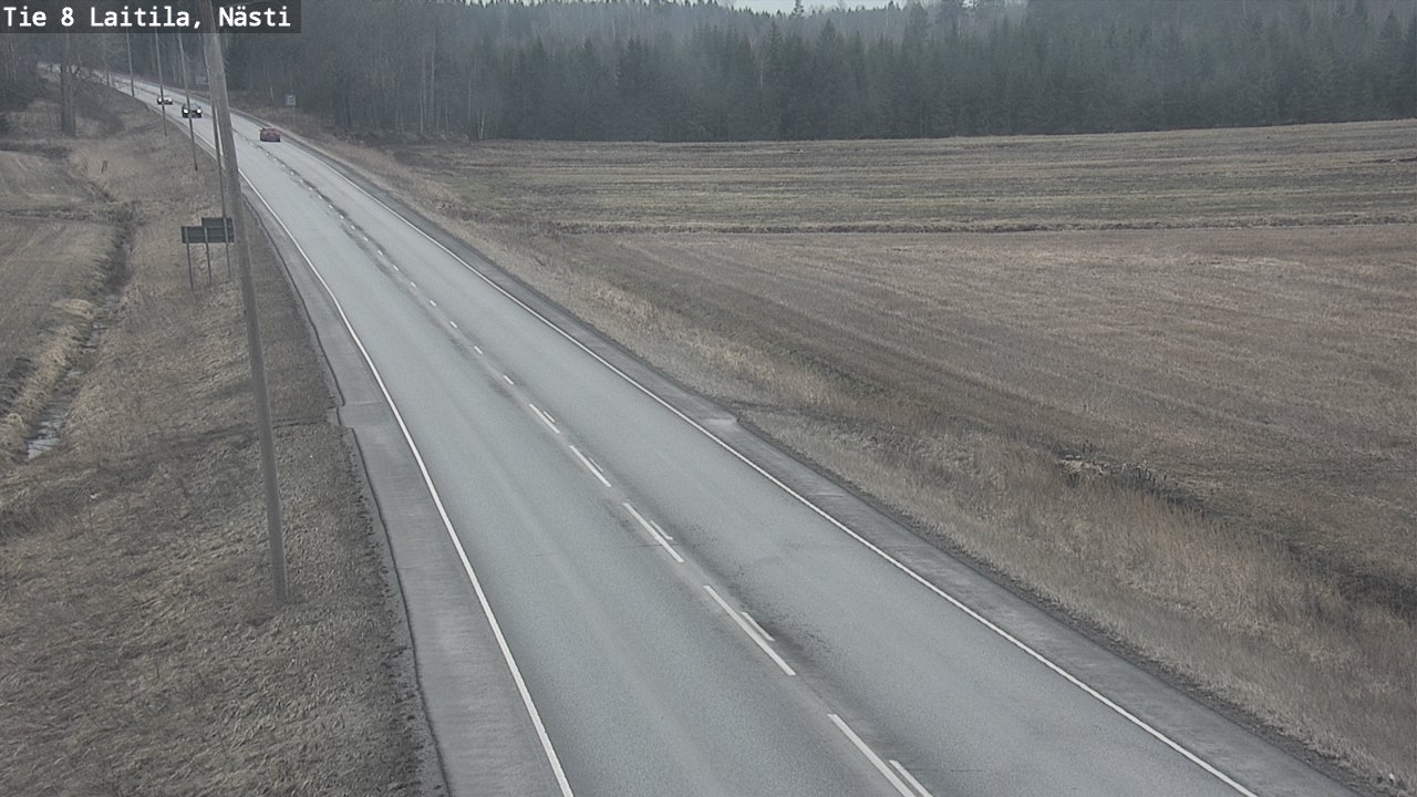 Weather Camera Image Road 8  Laitila, Nästi, Laitila, Varsinais-Suomi