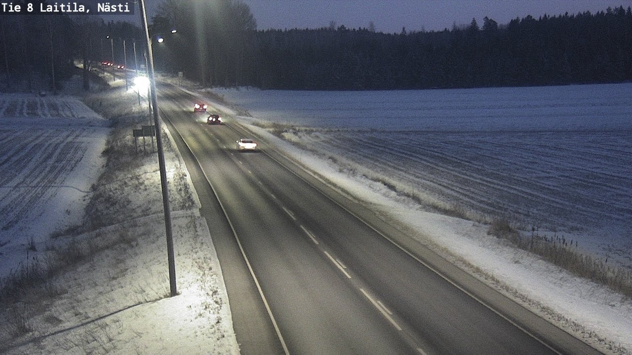 Weather Camera Image Road 8  Laitila, Nästi, Laitila, Varsinais-Suomi