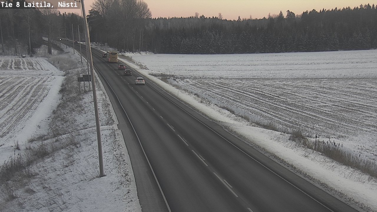 Weather Camera Image Road 8  Laitila, Nästi, Laitila, Varsinais-Suomi