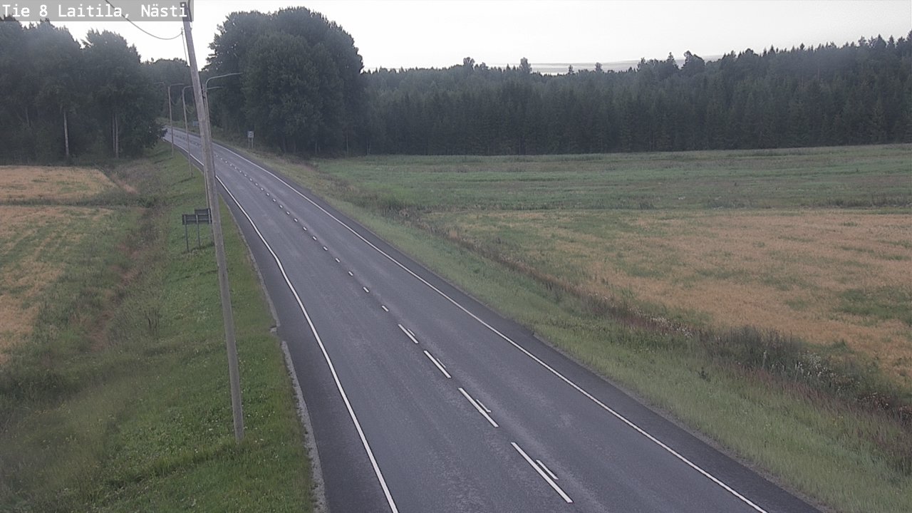 Weather Camera Image Väg 8  Letala, Nästi, Laitila, Varsinais-Suomi
