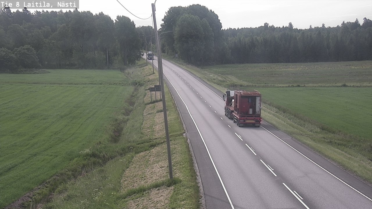 Weather Camera Image Väg 8  Letala, Nästi, Laitila, Varsinais-Suomi
