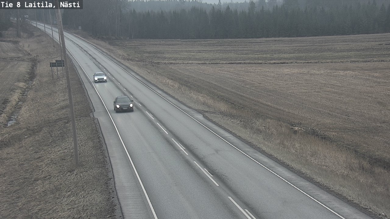 Weather Camera Image Road 8  Laitila, Nästi, Laitila, Varsinais-Suomi