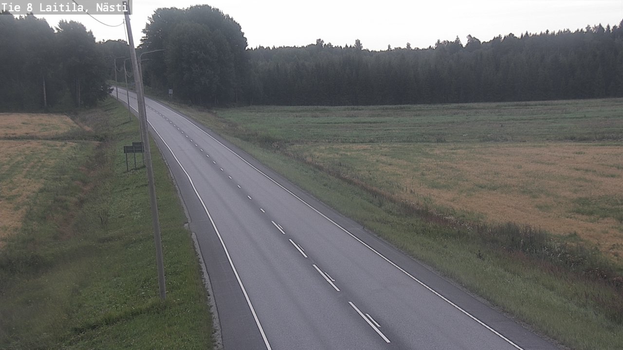 Weather Camera Image Väg 8  Letala, Nästi, Laitila, Varsinais-Suomi