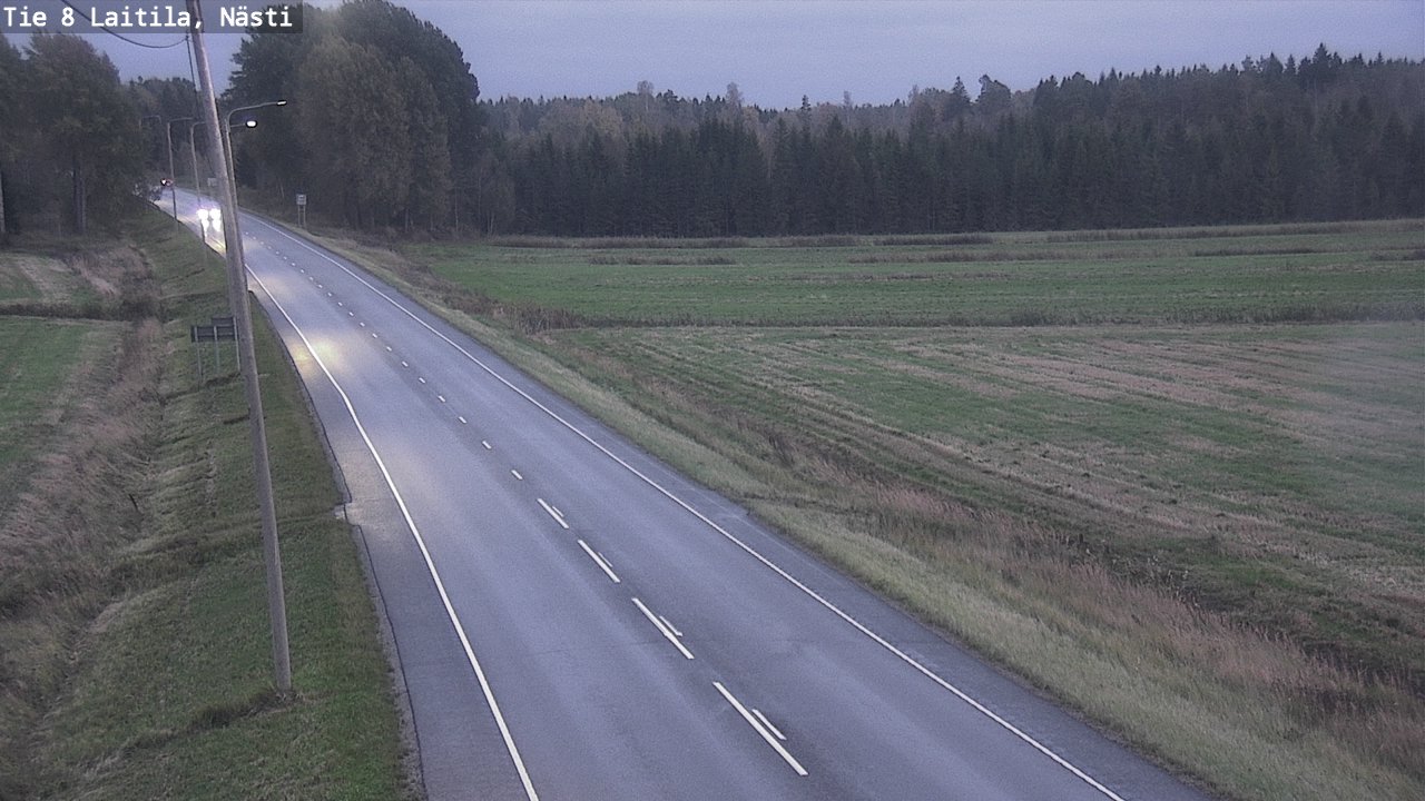 Weather Camera Image Väg 8  Letala, Nästi, Laitila, Varsinais-Suomi