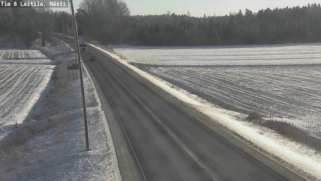 Weather Camera Image Road 8  Laitila, Nästi, Laitila, Varsinais-Suomi