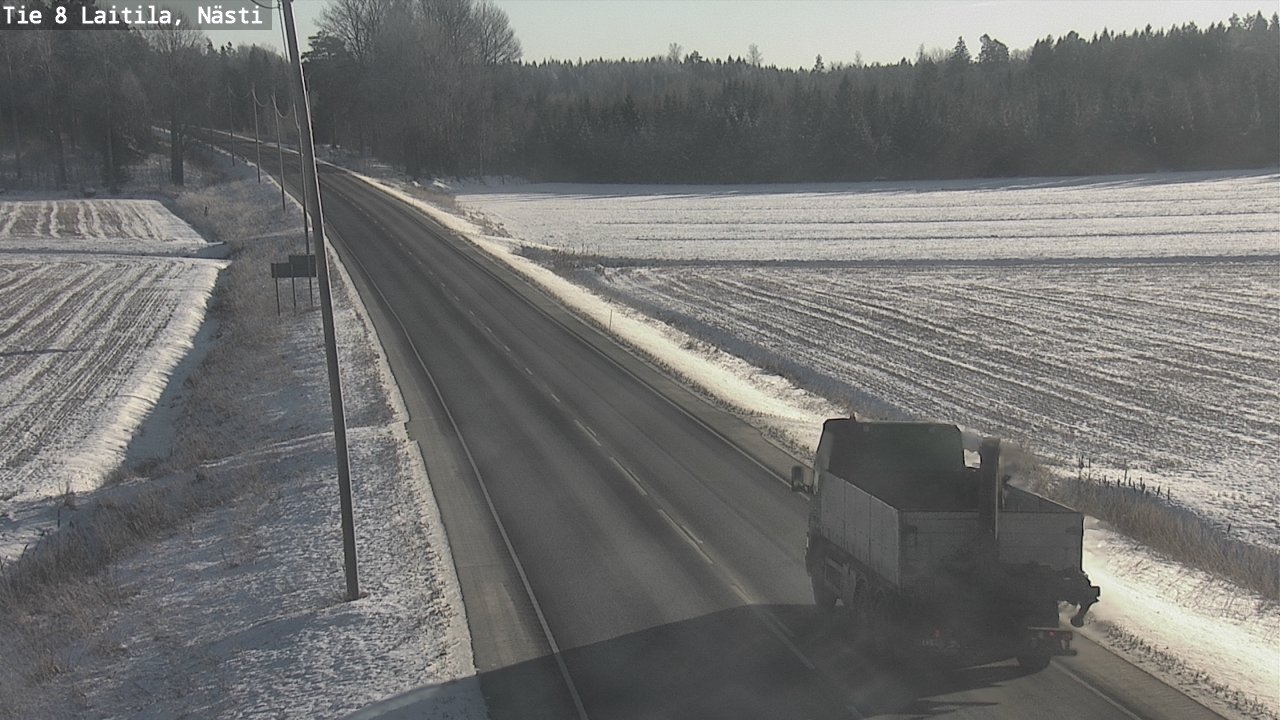 Weather Camera Image Road 8  Laitila, Nästi, Laitila, Varsinais-Suomi