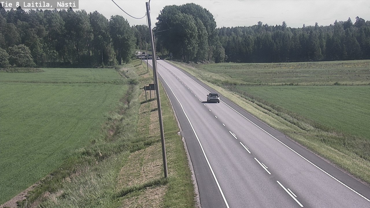 Weather Camera Image Road 8  Laitila, Nästi, Laitila, Varsinais-Suomi