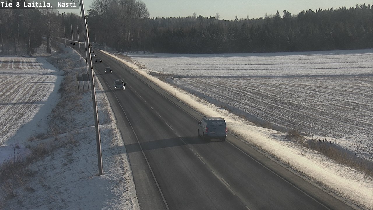 Weather Camera Image Road 8  Laitila, Nästi, Laitila, Varsinais-Suomi