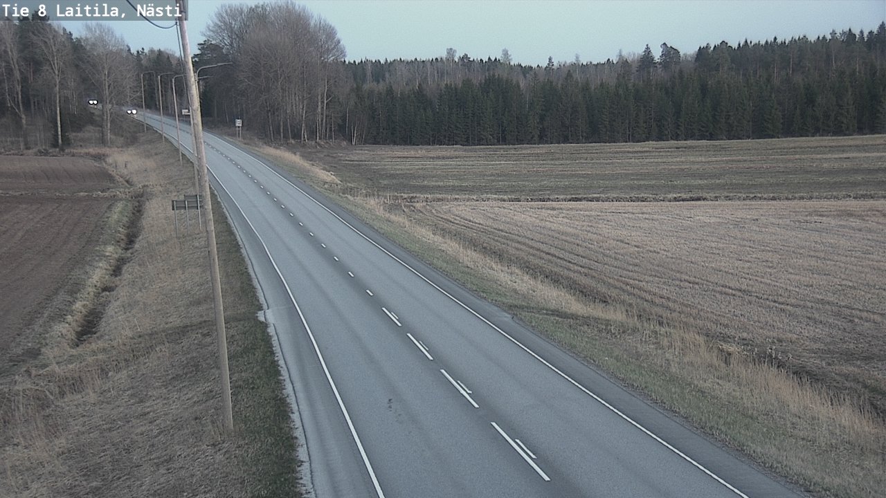 Weather Camera Image Road 8  Laitila, Nästi, Laitila, Varsinais-Suomi