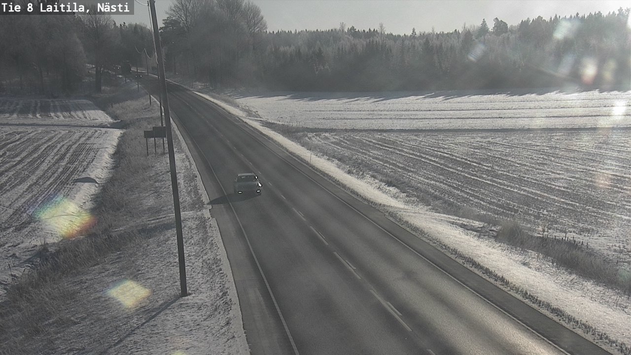 Weather Camera Image Road 8  Laitila, Nästi, Laitila, Varsinais-Suomi