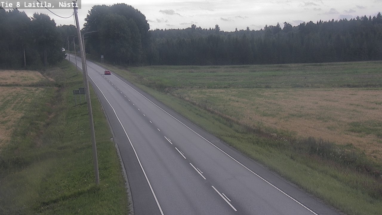 Weather Camera Image Väg 8  Letala, Nästi, Laitila, Varsinais-Suomi