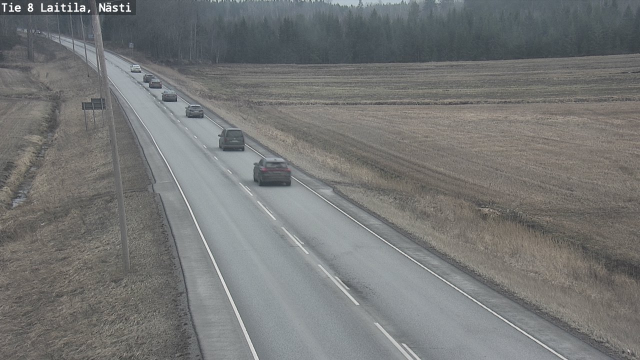 Weather Camera Image Road 8  Laitila, Nästi, Laitila, Varsinais-Suomi