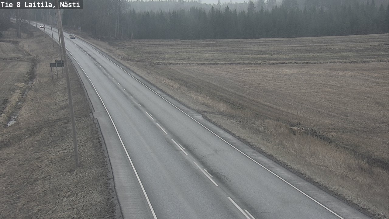 Weather Camera Image Road 8  Laitila, Nästi, Laitila, Varsinais-Suomi