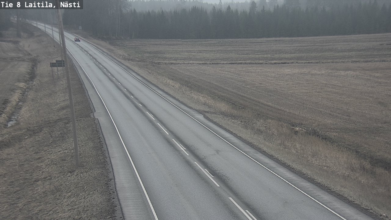 Weather Camera Image Road 8  Laitila, Nästi, Laitila, Varsinais-Suomi