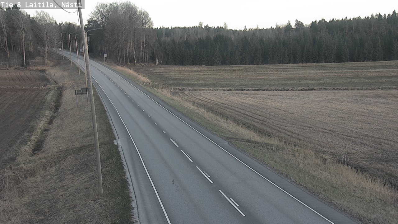 Weather Camera Image Road 8  Laitila, Nästi, Laitila, Varsinais-Suomi