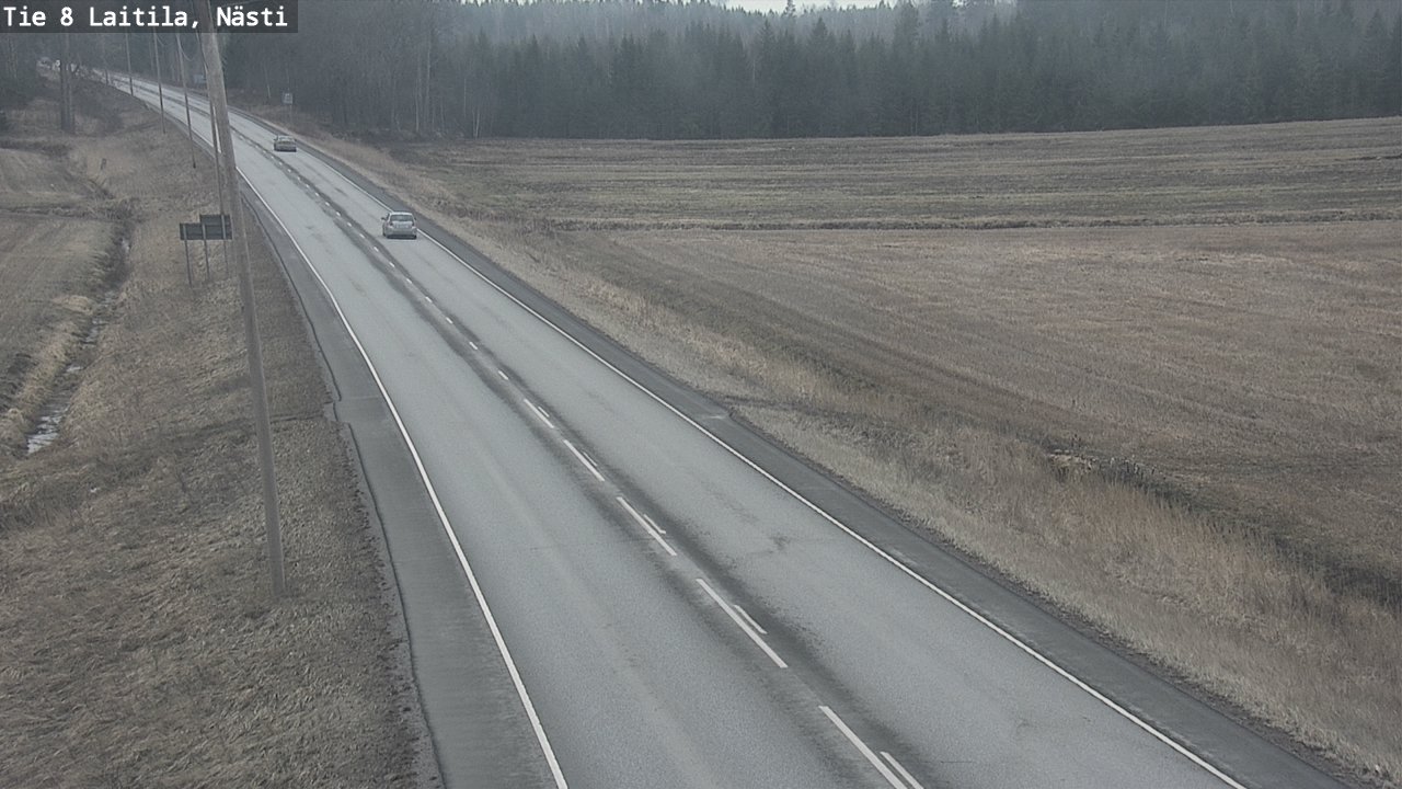 Weather Camera Image Road 8  Laitila, Nästi, Laitila, Varsinais-Suomi