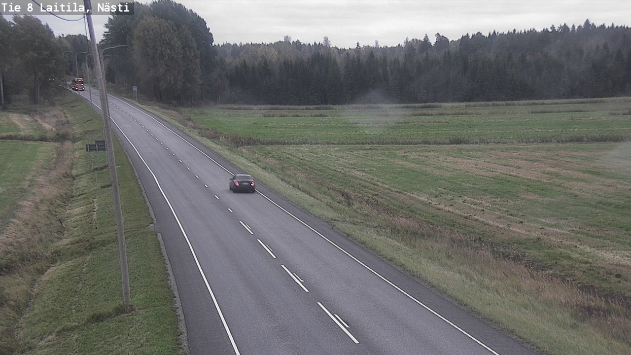 Weather Camera Image Väg 8  Letala, Nästi, Laitila, Varsinais-Suomi