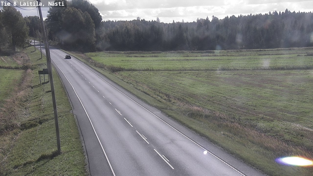 Weather Camera Image Road 8  Laitila, Nästi, Laitila, Varsinais-Suomi