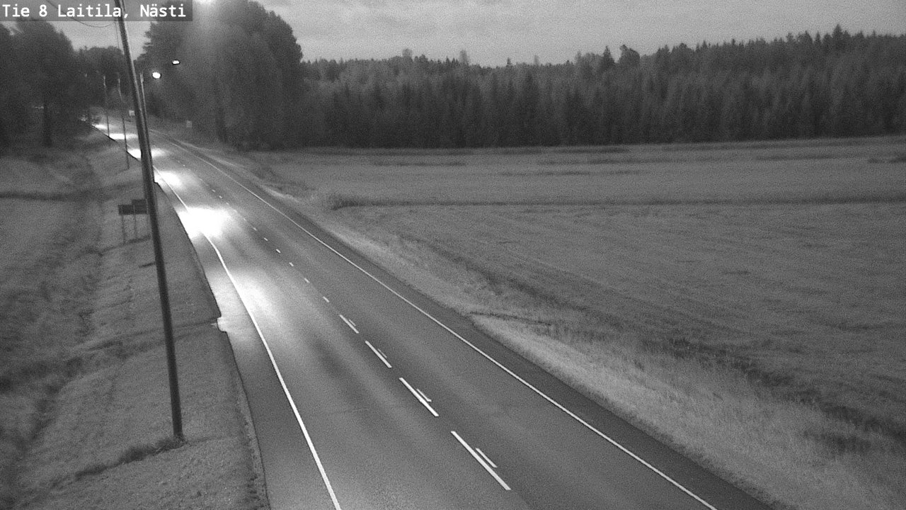 Weather Camera Image Väg 8  Letala, Nästi, Laitila, Varsinais-Suomi